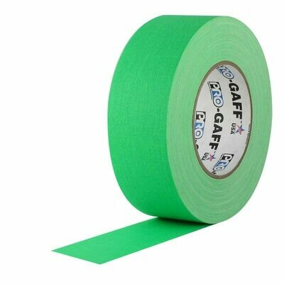 ProTapes Pro Gaffer Tape (2" x 50 yd, Fluorescent Green)
#PRGT50FG MFR #001UPCG250MFLGRN