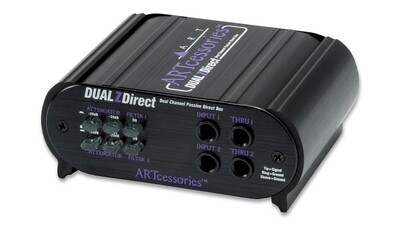 ART DUALZDirect - Professional Dual-Channel Passive Direct Box