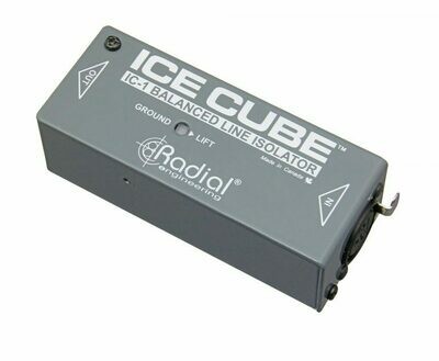 Radial Engineering IceCube IC-1 Balanced Line Isolator and Hum Eliminator
#RAICIC1BLI MFR #R800 1031