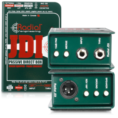 Radial Engineering JDI Mk3 - Professional Passive Direct Box with Jensen Transformer
#RAJDI MFR #R800 1010