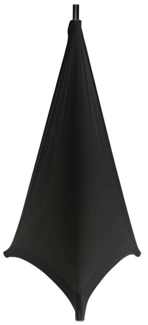 Gator Cases Stretchy Speaker Stand Cover (For 2 Sides, Black) #GAGPASTAND2B MFR #GPA-STAND-2-B
