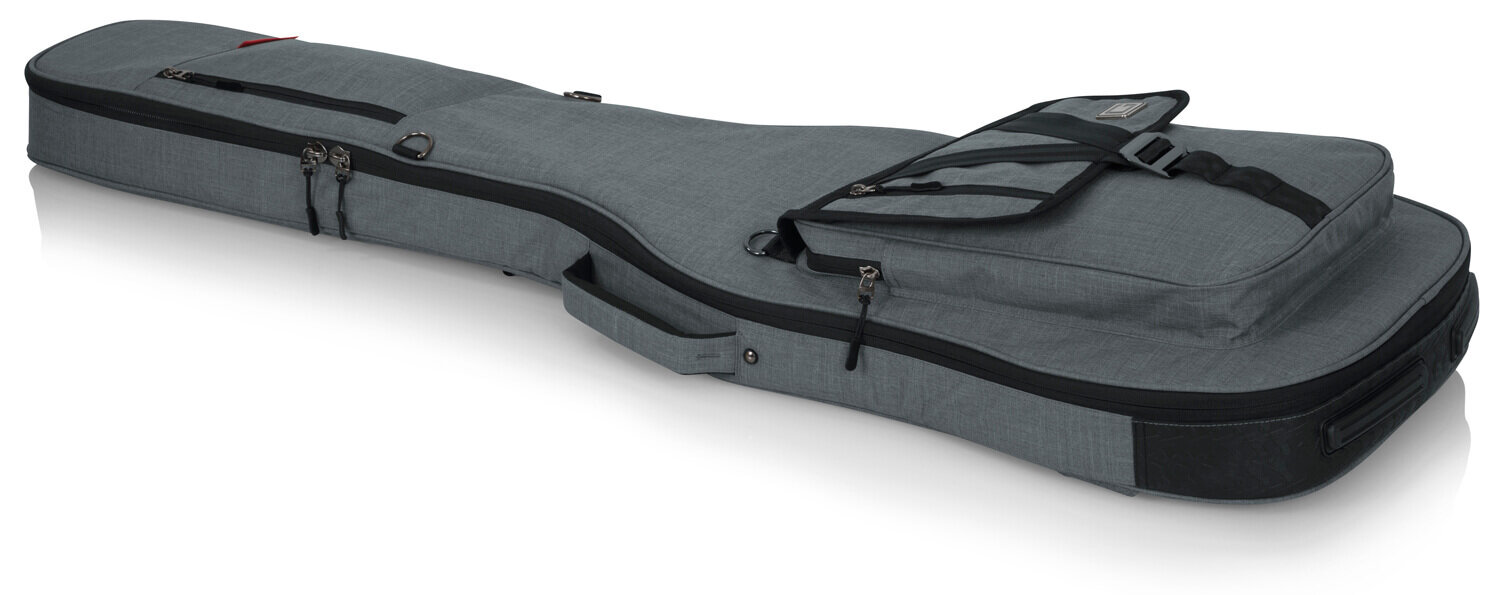 Gator Cases Transit Series Gig Bag for Bass Guitar (Light Gray) #GAGTBASSGRY MFR #GT-BASS-GRY