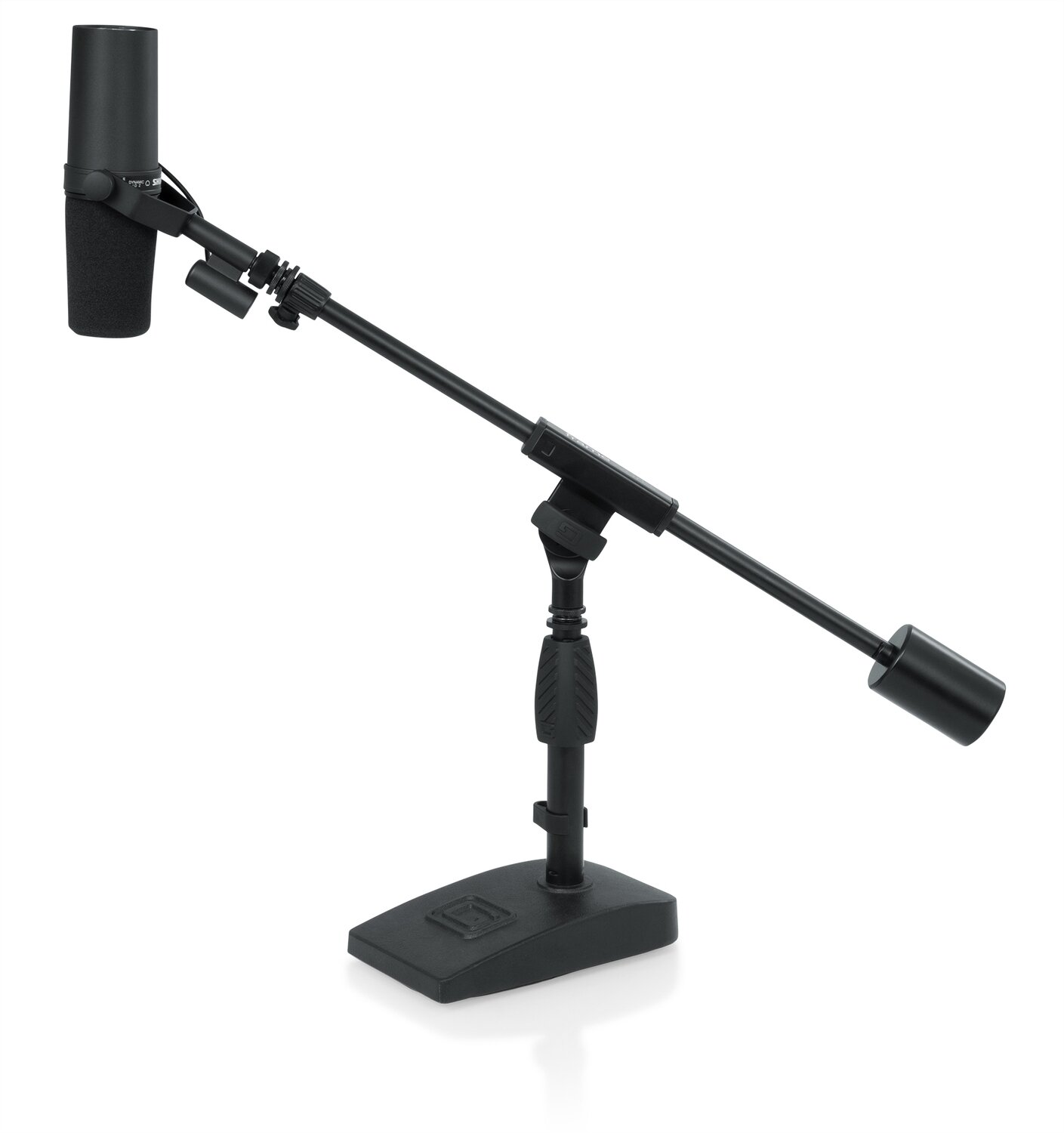 Gator Cases Telescoping Boom Mic Stand for Podcasting or Bass Drum  #GAMIC0822 MFR #GFW-MIC-0822