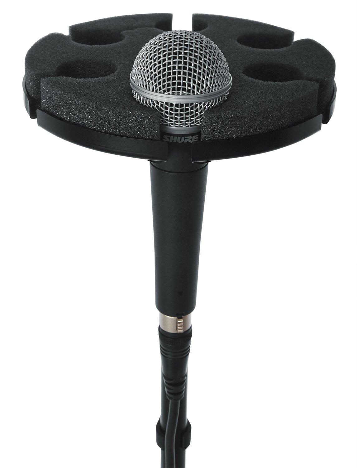 Gator Cases Frameworks Multi Microphone Tray for 6 Mics #GAMIC6TRAY • MFR #GFW-MIC-6TRAY