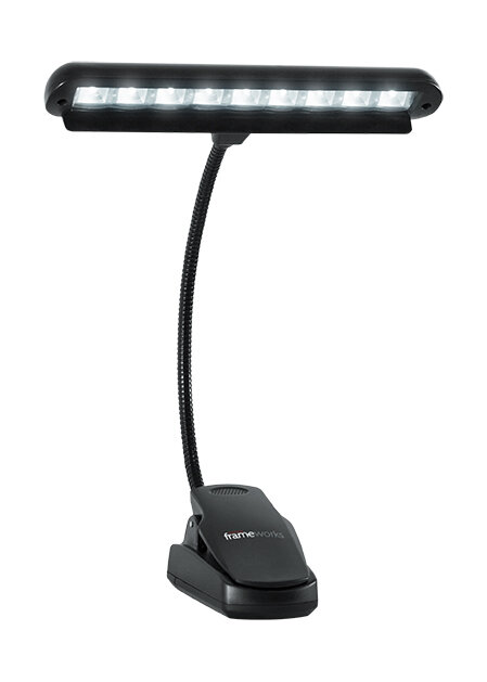 Gator Cases GFW-MUS-LED Clip-On LED Music Lamp with Adjustable Neck #GAGFWMUSLED MFR #GFW-MUS-LED