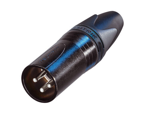 Neutrik 3 Pole Male Cable Connector - Silver Contacts
#NENC3MXXBAG MFR #NC3MXX-BAG