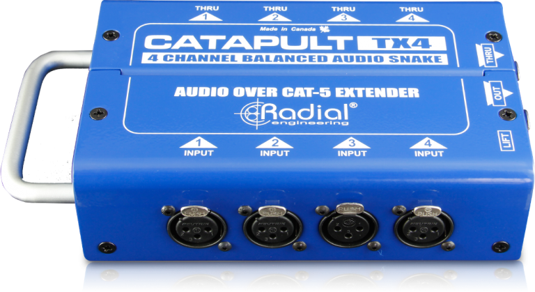 Radial Engineering Catapult TX4 4-Channel Cat 5 Snake for Audio/AES Routing (Transmitter)
#RAR8008022 MFR #R800 8022
