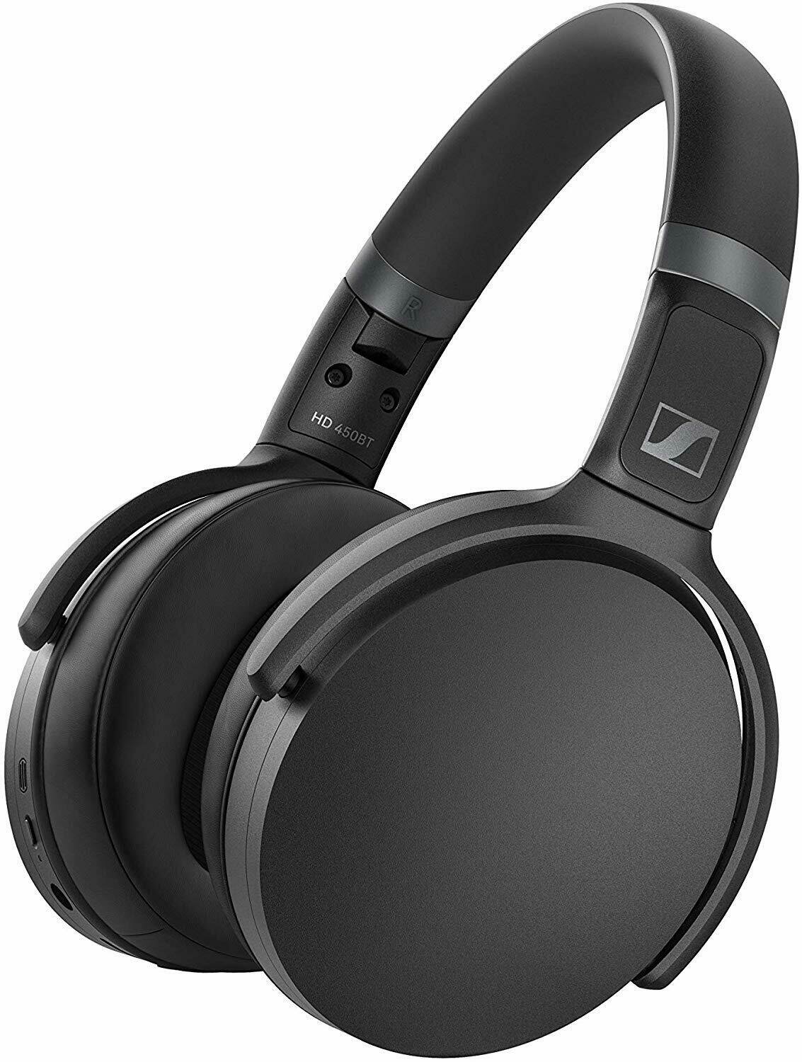 Sennheiser HD 450BT Noise-Canceling Wireless Over-Ear Headphones (Black)
#SEHD450BTB MFR #508386
