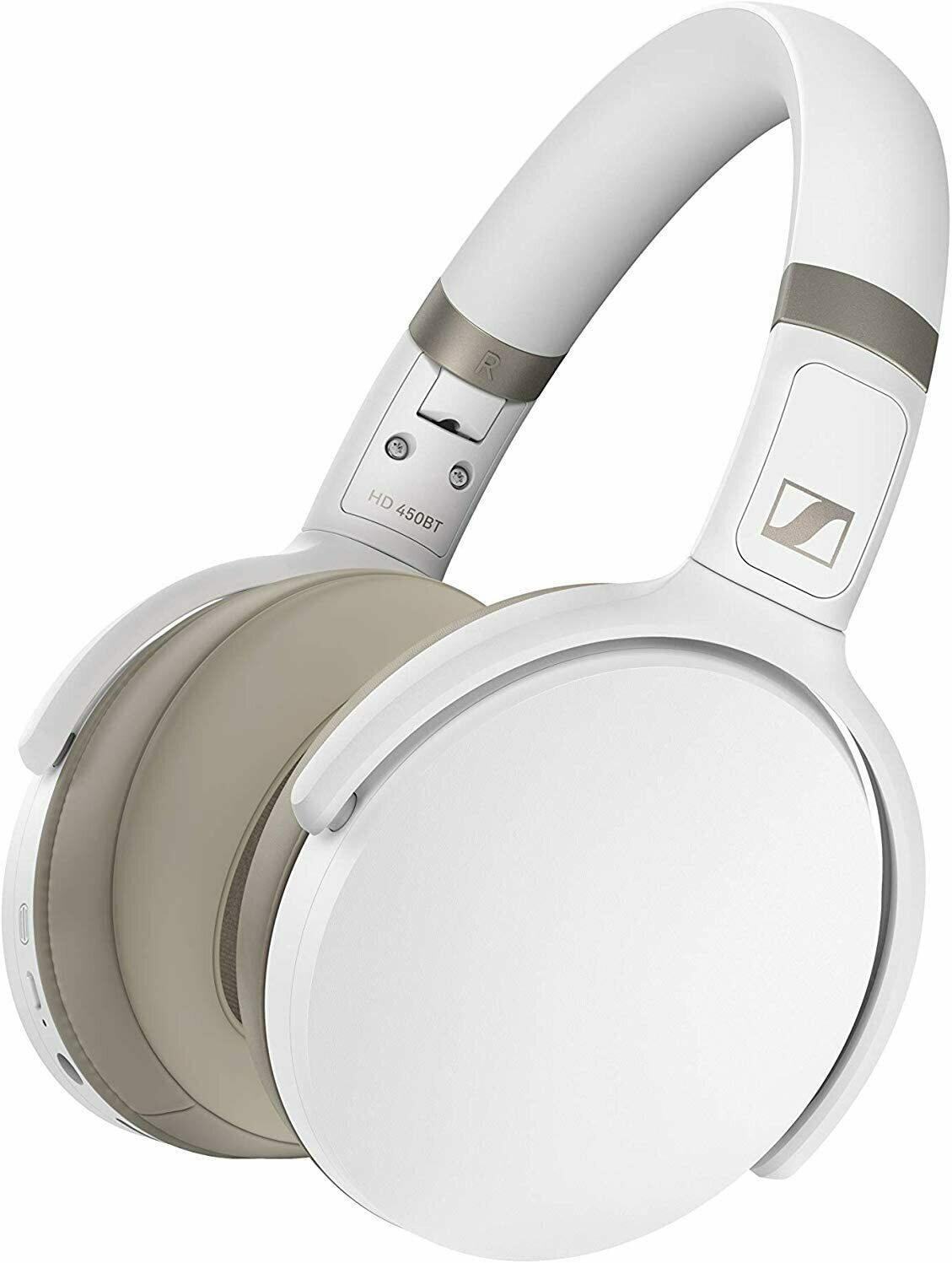 Sennheiser HD 450BT Noise-Canceling Wireless Over-Ear Headphones (White)
#SEHD450BTW MFR #508387