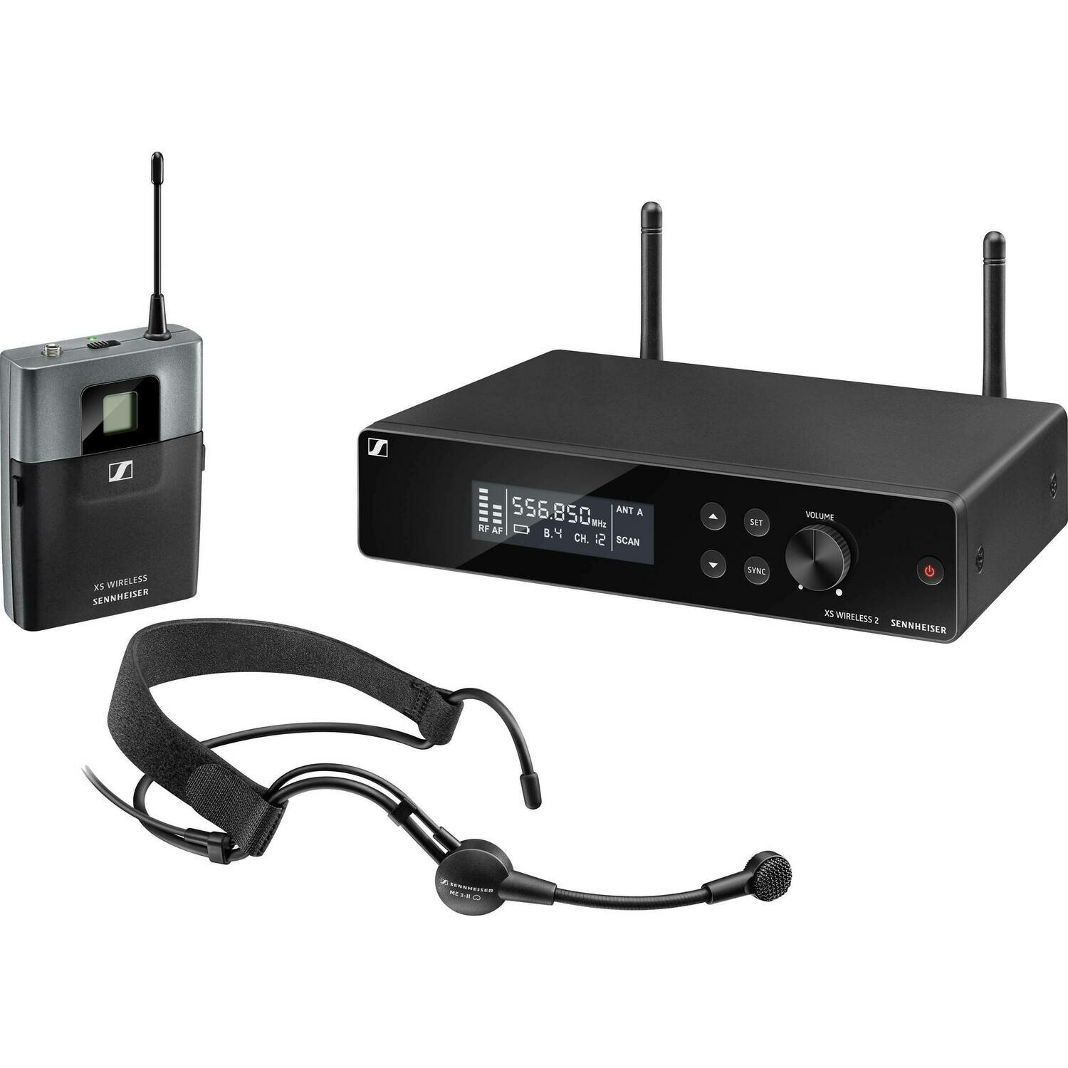 Sennheiser XSW2-ME3 Wireless Headset Microphone System (A: 548 to 572 MHz)
#SEXSW2ME3A MFR #XSW 2-ME3-A