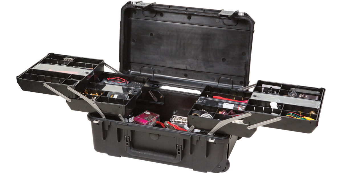 SKB iSeries 2011-7 Watertight Tech Box with Dual Trays (Black)
#SK3I20117BTR MFR #3I-2011-7B-TR