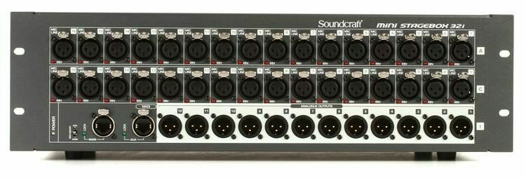 Soundcraft Mini Stagebox 32i for Si Series Consoles
#SOMSB32I2X MFR #MINI STAGEBOX 32I US