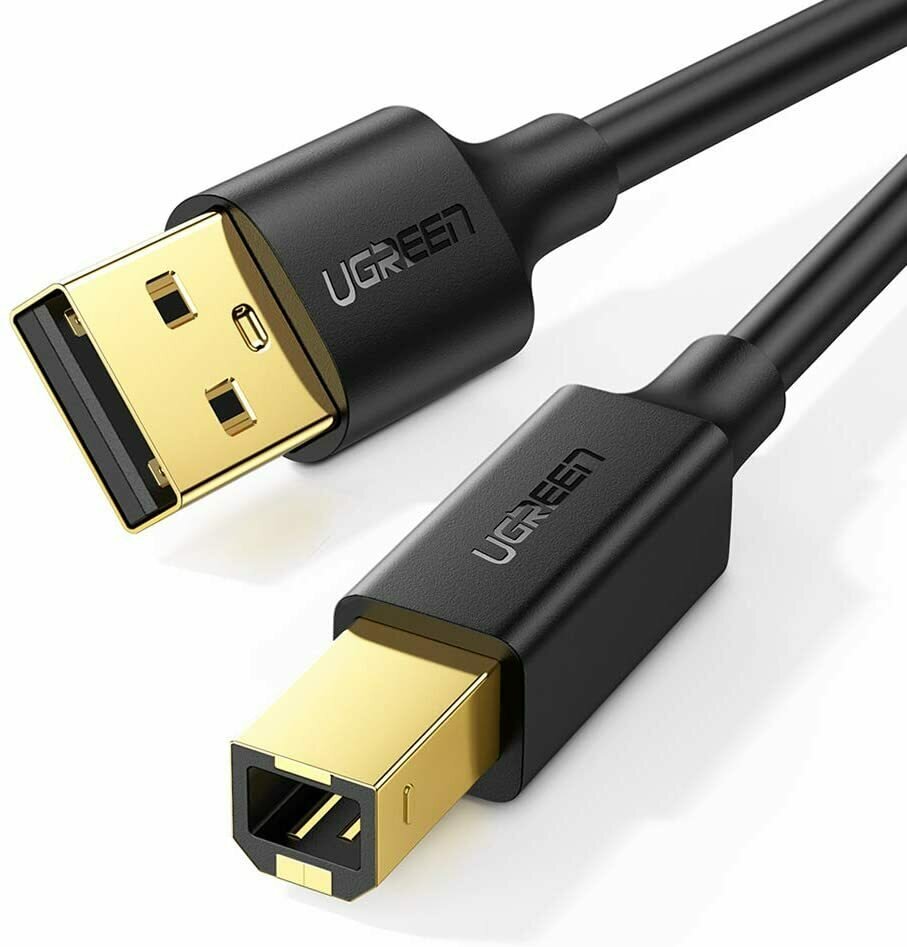 Ugreen Smart Digital Life Gold Plated 5ft USB B to USB A