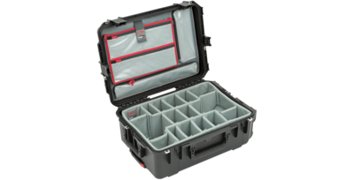 SKB iSeries 2215-8 Waterproof Utility Case with Wheels, Think Tank Photo Dividers, and Lid Organizer (Black) #SK3I22158DL MFR #3I-2215-8DL