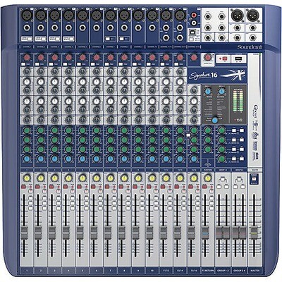 Soundcraft Signature 16 16-Input Mixer with Effects #SOS16ME MFR #5049559