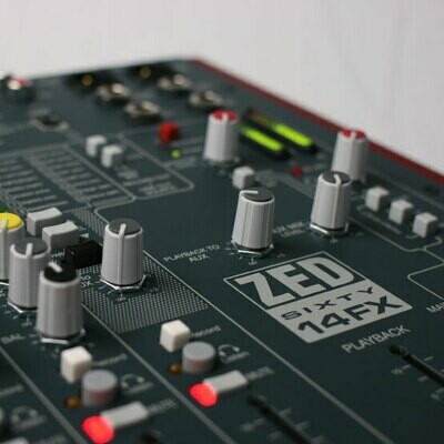 Allen &amp; Heath ZED-10FX Multipurpose Mini Mixer with Effects
#ALZED10FX MFR #AH-ZED10FX