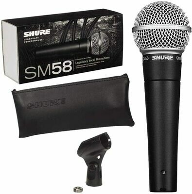 Shure SM58-LC Vocal Microphone
#SHSM58LC MFR #SM58-LC
