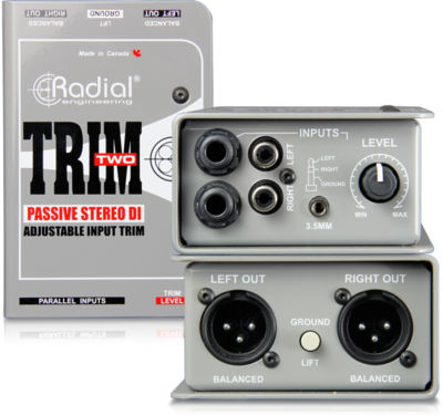 Radial Engineering Trim-Two Stereo DI with Volume Control
#RATTVC MFR #R800 1117