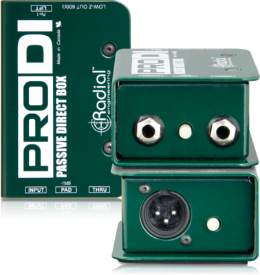 Radial Engineering ProDI Direct Box
#RAPRODI MFR #R800 1100