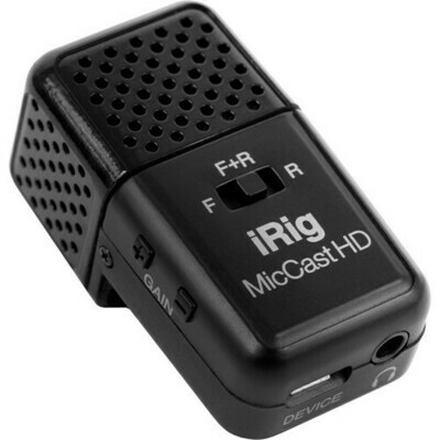 IK Multimedia iRig Mic Cast HD Multipattern USB Microphone for Mobile Devices
#IKIRIGCASTHD MFR #IP-IRIG-CASTHD-IN