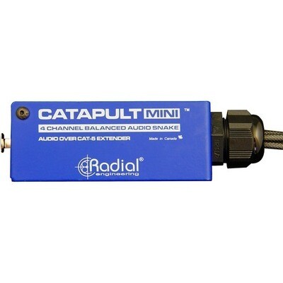 RADIAL Radial Engineering Catapult Mini RX 4-Channel Cat 5 Audio Snake #RAR8008029 MFR #R800 8029