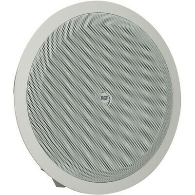RCF 2-Way 8" Woofer &amp; 1" Tweeter Coaxial Flush Mount Ceiling Speaker (20W, 8 Ohms, 100V/70V, IP44 Rated)
#RCPL8X MFR #PL8X
