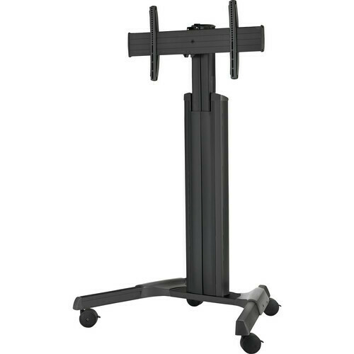 Chief LPAU Series Large Fusion Manual Height Adjustable Mobile AV Cart (Black)