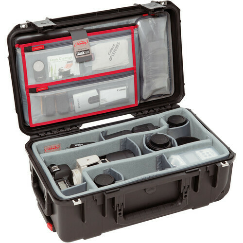 SKB iSeries 2011-7 Case with Think Tank Photo Dividers &amp; Lid Organizer (Black) #SK3I20117DL MFR #3I-2011-7DL
