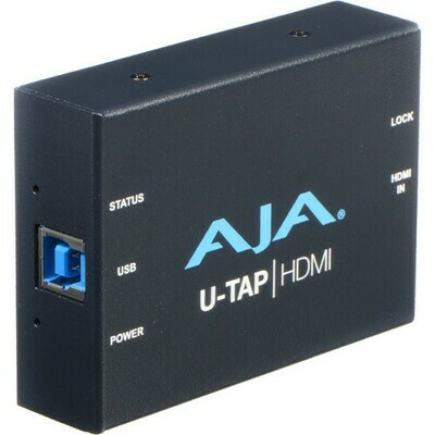 AJA U-TAP USB 3.0/3.1 Gen 1 Powered HDMI Capture Device
 #AJUTAPHDMI  MFR #U-TAP-HDMI