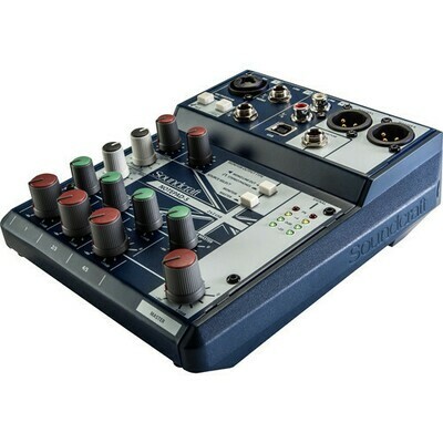 Soundcraft Notepad-5 Small-Format Analog Mixing Console with USB I/O  #SO5CDTMUSB MFR #NOTEPAD-5