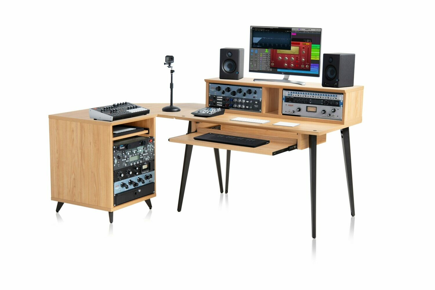 Gator Frameworks GFW-ELITEDESK-MPL Elite Series Main Desk - Natural Maple