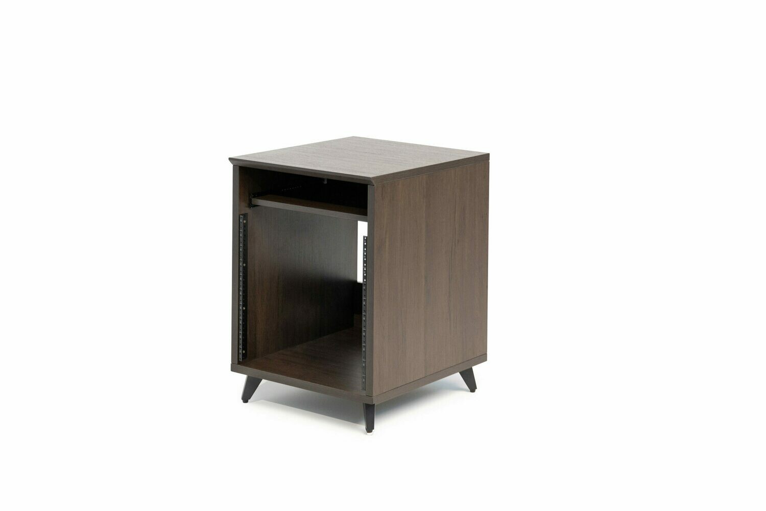 Gator Frameworks GFW-ELITEDESKRK-BRN Elite Series Desk 10U Rack - Dark Walnut