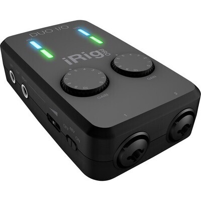 IK Multimedia iRig Pro Duo I/O 2-Channel Audio/MIDI Interface for Mobile Devices and Computers  #IKIRIGPRODUO MFR #IP-IRIG-PRODUOIO-IN