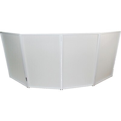 ProX Portable 4-Panel DJ Facade (White Frame)
 #PRXXF4X3048W MFR #XF-4X3048W MK2
