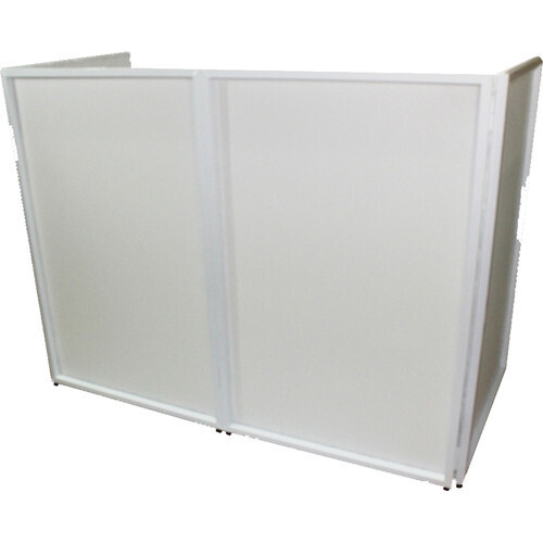 ProX Portable 4-Panel DJ Facade (White Frame)
 #PRXXF4X3048W MFR #XF-4X3048W MK2