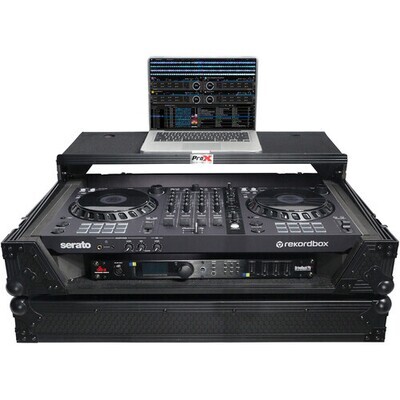ProX Flight Case with Laptop Shelf, 1 RU Rackspace, and Wheels for Pioneer DDJ-FLX6 Controller (Black on Black)
#PRDDJFLX6WLB MFR #XS-DDJFLX6 WLTBL