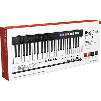 IK Multimedia iRig Keys I/O - Controller/Audio Interface for iPhone, iPad, and Mac/Windows (49-Keys)
#IKIPIKIO49IN MFR #IP-IRIG-KEYSIO49-IN
