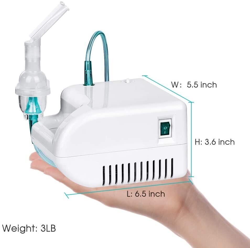 Handheld Mist Compressor Machine for Home Use with Accessories for Adult and Child