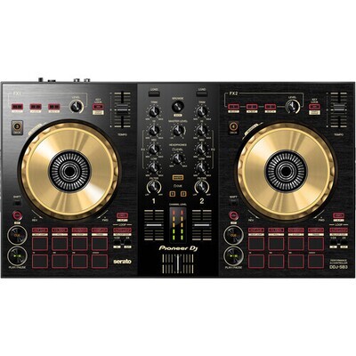 Pioneer DJ DDJ-SB3 Portable 2-Channel Serato DJ Lite Controller (Limited Edition Gold on Black)
#PIDDJSB3NPXJ MFR #DDJ-SB3-N/PXJ4