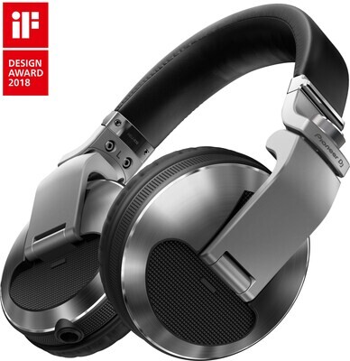 Pioneer DJ HDJ-X10 Professional Over-Ear DJ Headphones (Silver/Argent)