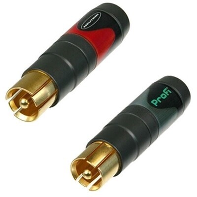 Neutrik NF2C-B/2 Professional RCA Male Connector Plugs (Pair, Red & Black)
#NENF2CB2 MFR #NF2C-B/2