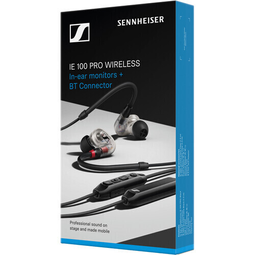 Sennheiser IE 100 PRO Wireless In-Ear Headphones (Clear)