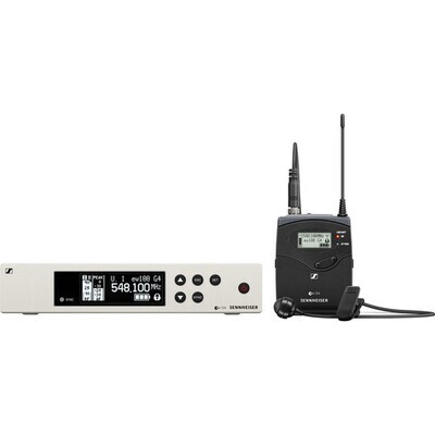 Sennheiser EW 100 G4-ME4 Wireless Cardioid Lavalier Microphone System (G: 566 to 608 MHz) #SEEW100G4M4G  MFR #EW 100 G4-ME4-G
