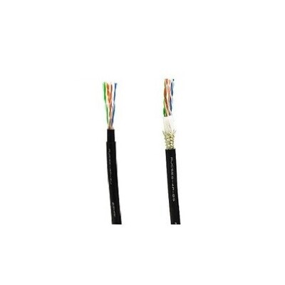 RJC6A-4P-SFM BLACK CAT6A FLEX STP (SF/UTP) CABLE (PER FOOT)