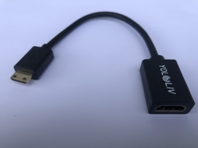 Yololiv Mini HDMI to HDMI - 8"