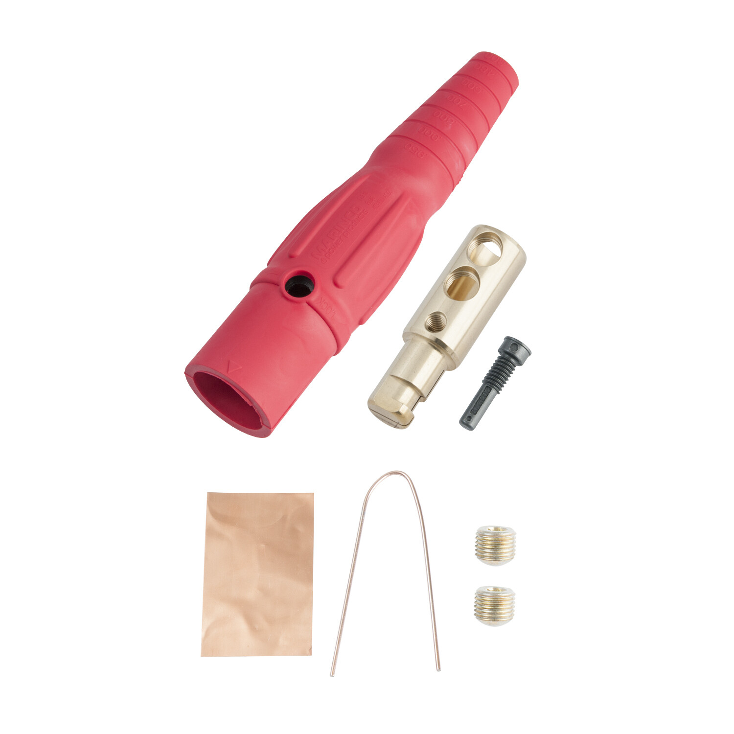 MARINCO INLINE SINGLE PIN MALE- RED CAMLOK CLS40MB-C