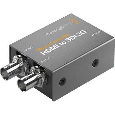 Blackmagic Design Micro Converter HDMI to SDI 3G (with Power Supply) MFR #CONVCMIC/HS03G/WPSU