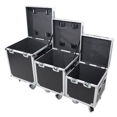 ProX XS-UTL49 PKG3 Package of 3 Utility ATA Flight Travel Storage Road Case – Includes 1-Large 1-Medium 1-Small Size with 4" Casters