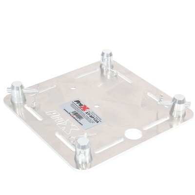 ProX XT-BP12ASPST 12" Aluminum 6mm Truss Top Plate and 1 3/8 Speaker Stud Mount for F34 F32 F31 Conical Square Truss with Connectors