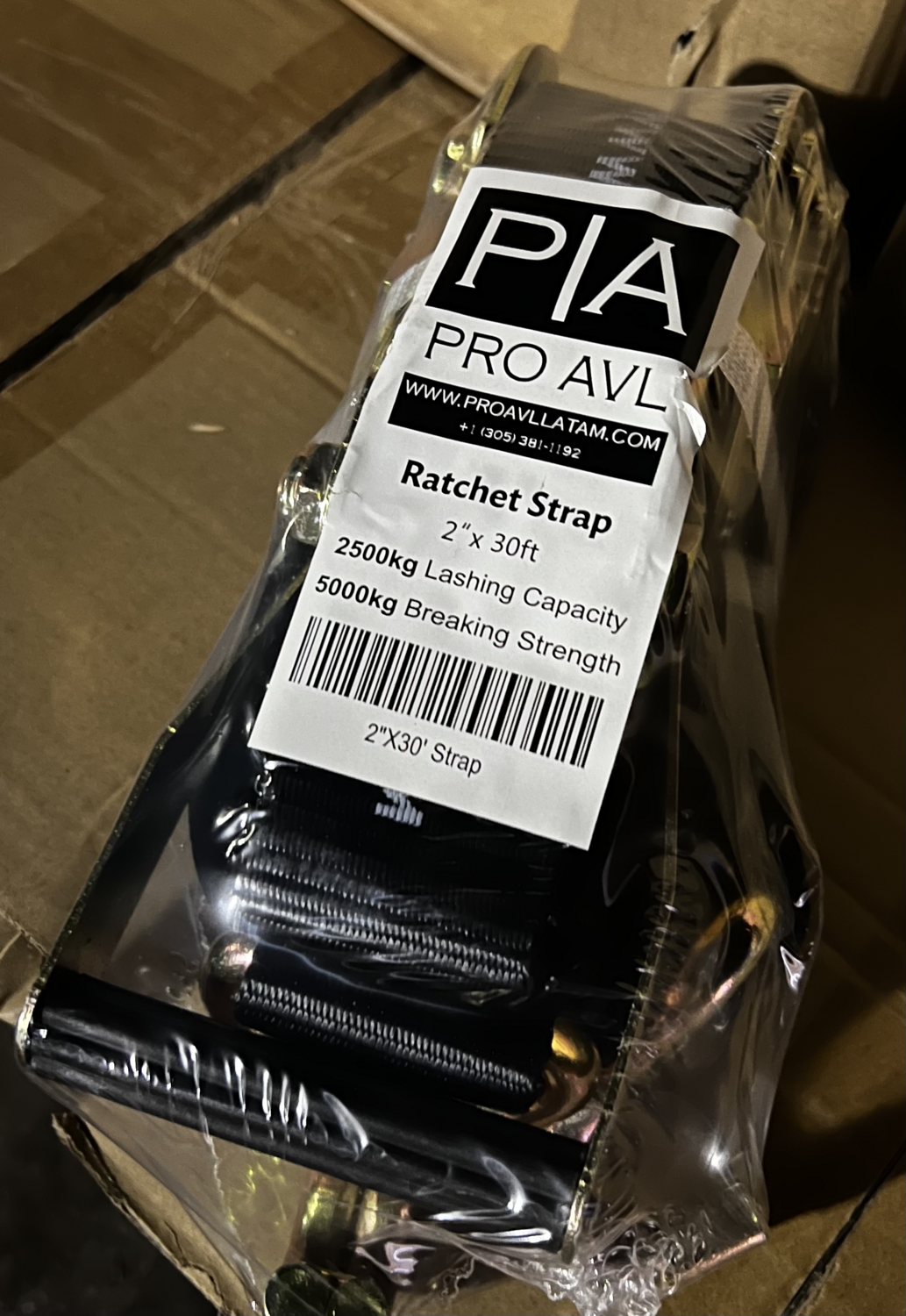 Ratchet Strap PRO-AVL RS2&quot;X30 2:1 B